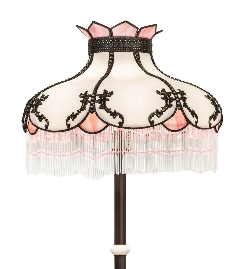 Meyda Tiffany 31314 Three Light Floor Lamp, Mahogany Bronze