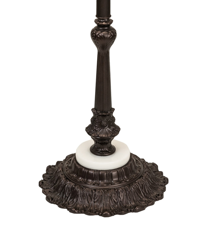 Meyda Tiffany 31314 Three Light Floor Lamp, Mahogany Bronze