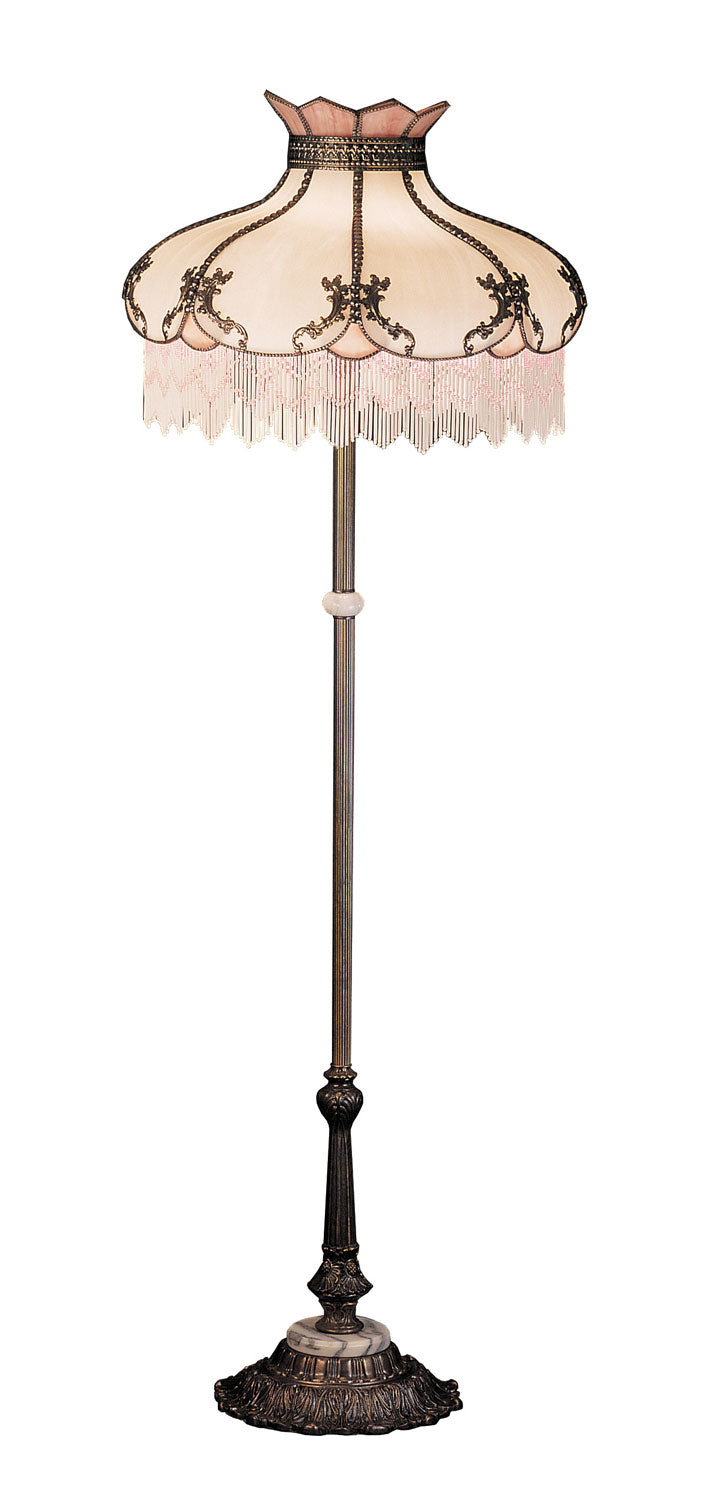 Meyda Tiffany 31314 Three Light Floor Lamp, Mahogany Bronze
