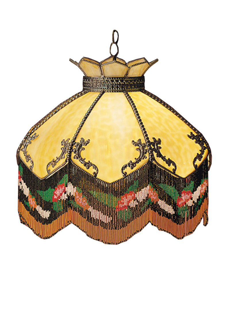 Meyda Tiffany 31316 Three Light Pendant, Craftsman Brown