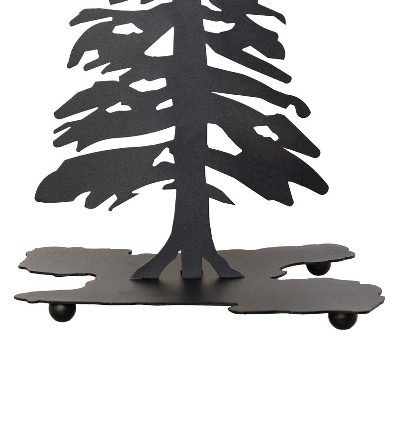 Meyda Tiffany 38884 One Light Table Lamp, Black Metal