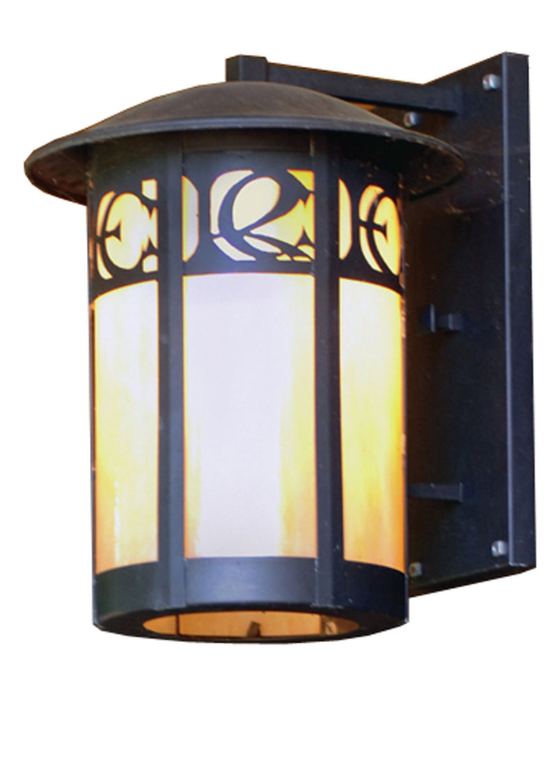 Meyda Tiffany 48629 One Light Wall Sconce, Craftsman Brown