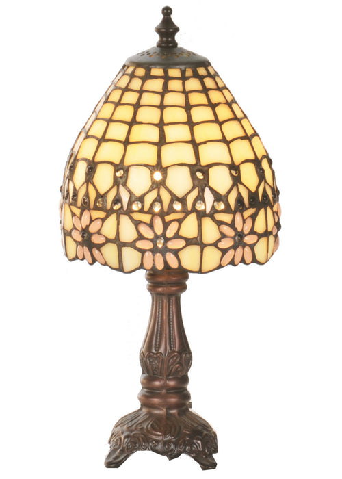 Meyda Tiffany 49190 One Light Table Base, Antique