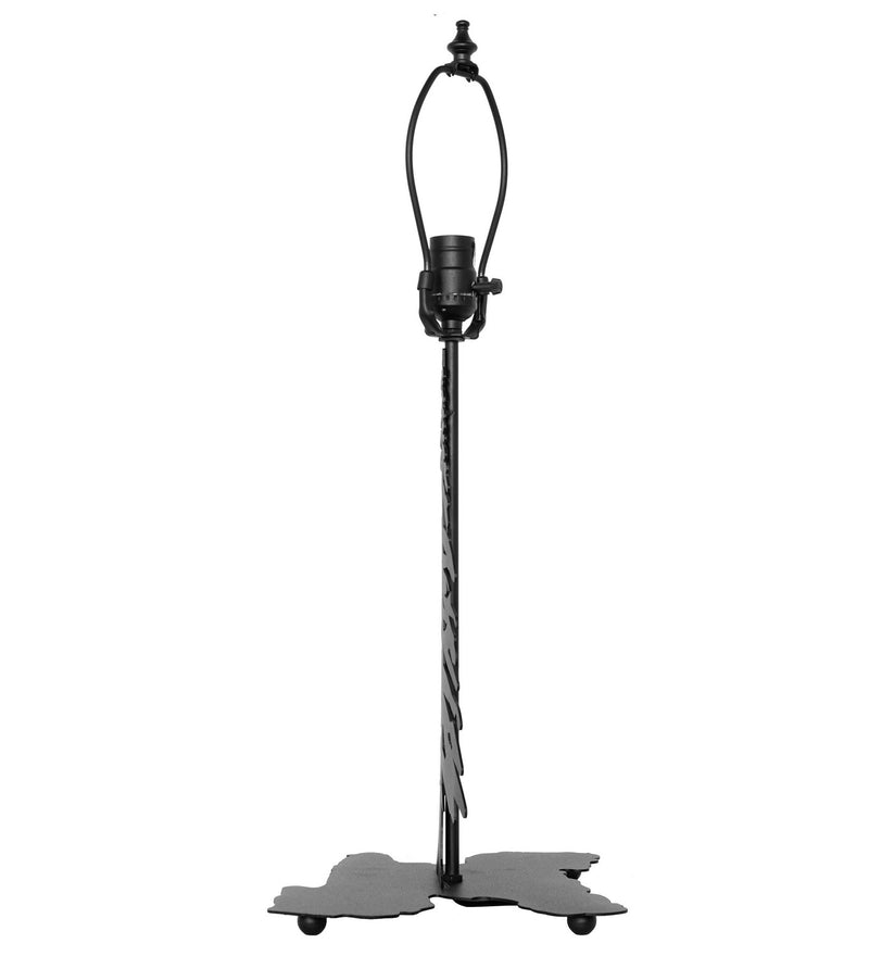 Meyda Tiffany 49332 Table Base Hardware, Textured Black