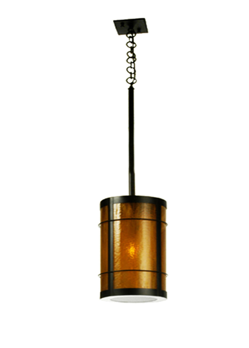 Meyda Tiffany 50743 One Light Pendant, Textured Black
