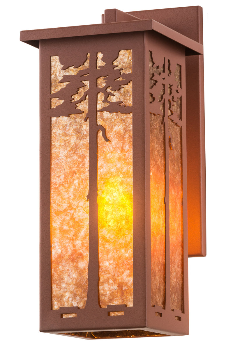 Meyda Tiffany 50762 One Light Wall Sconce, Rust