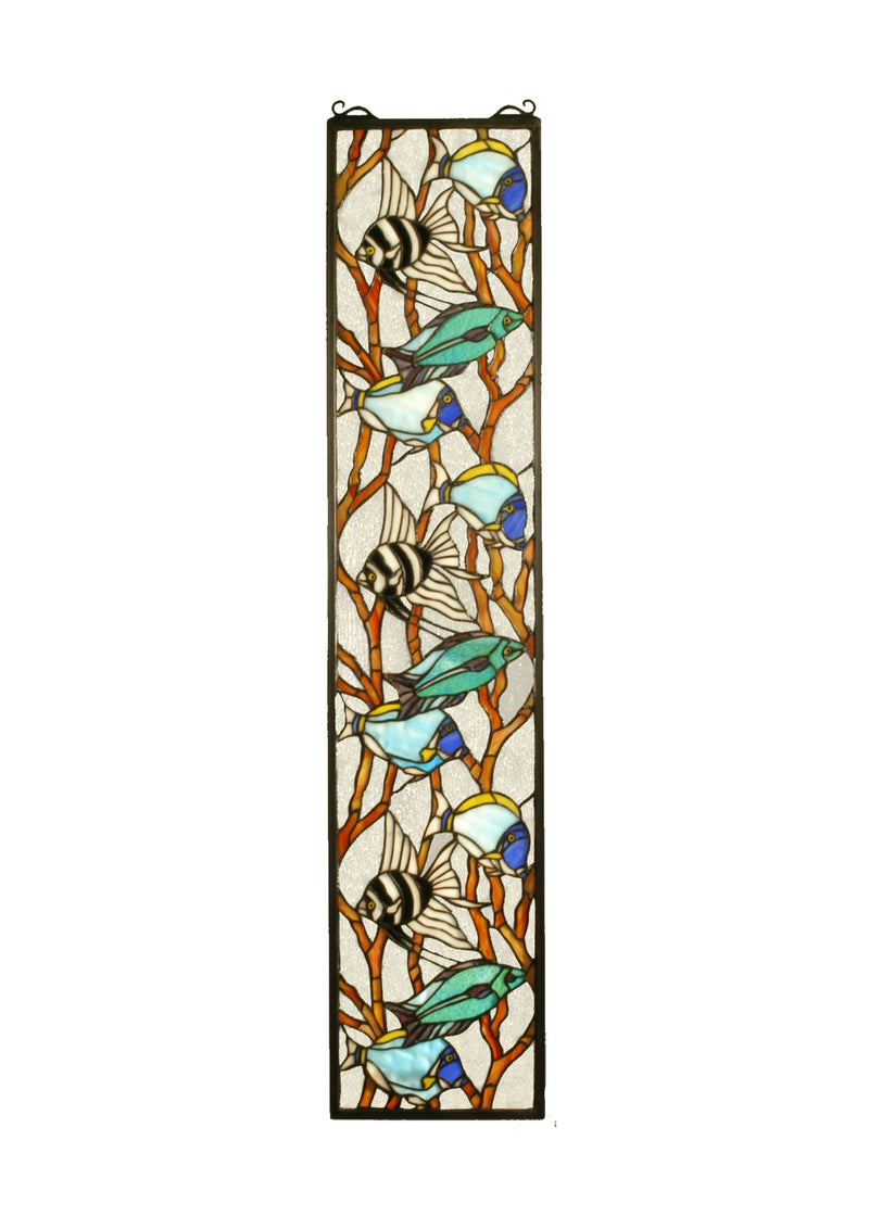 Meyda Tiffany 50840 Window, Zasdy Aqua/Green Lt Blue Ca Xaoa
