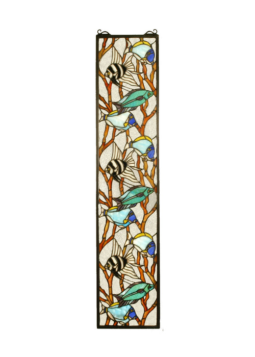 Meyda Tiffany 50840 Window, Zasdy Aqua/Green Lt Blue Ca Xaoa