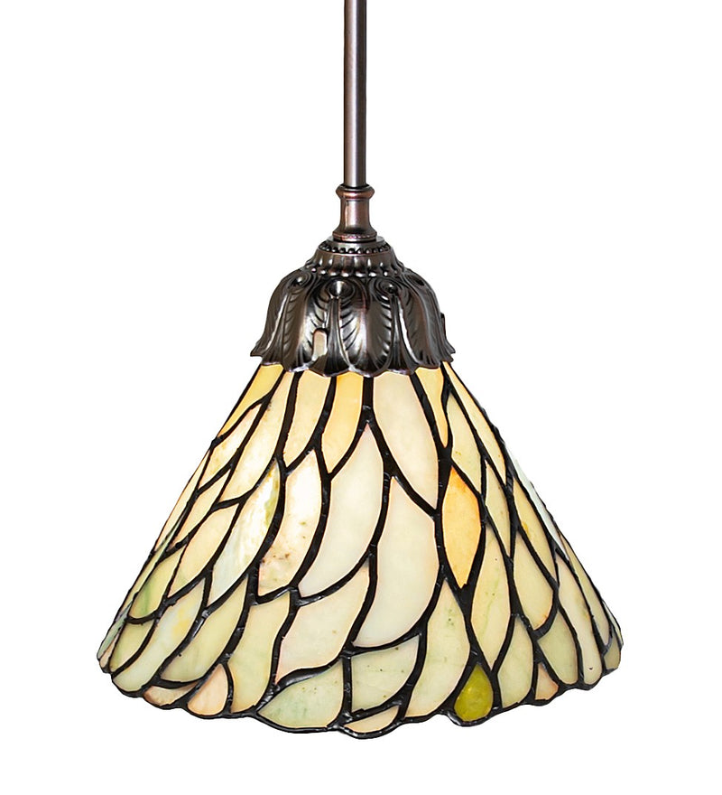 Meyda Tiffany 50863 One Light Mini Pendant, Bronze