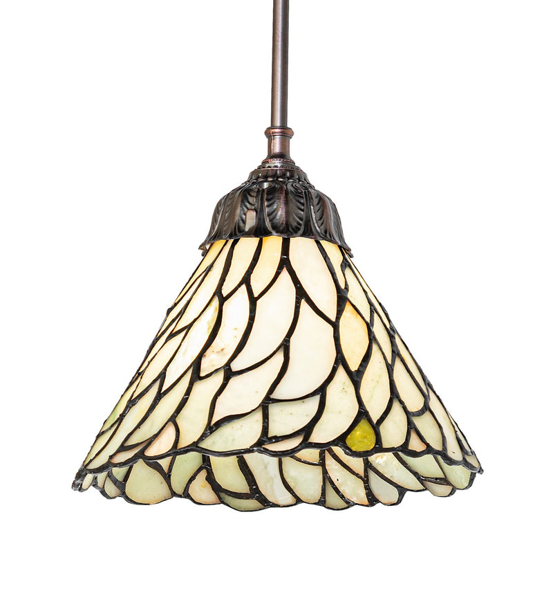 Meyda Tiffany 50863 One Light Mini Pendant, Bronze