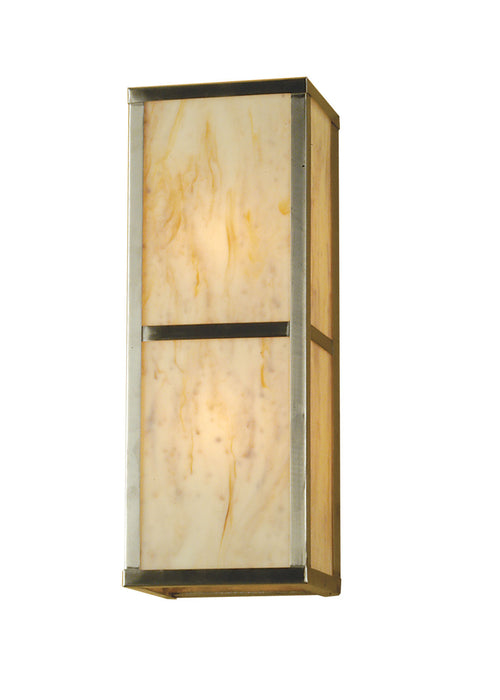 Meyda Tiffany 51005 One Light Wall Sconce, Brushed Stainless Steel