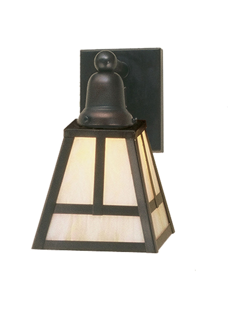Meyda Tiffany 52446 One Light Wall Sconce, Craftsman Brown