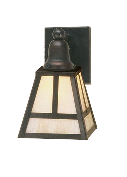 Meyda Tiffany 52446 One Light Wall Sconce, Craftsman Brown