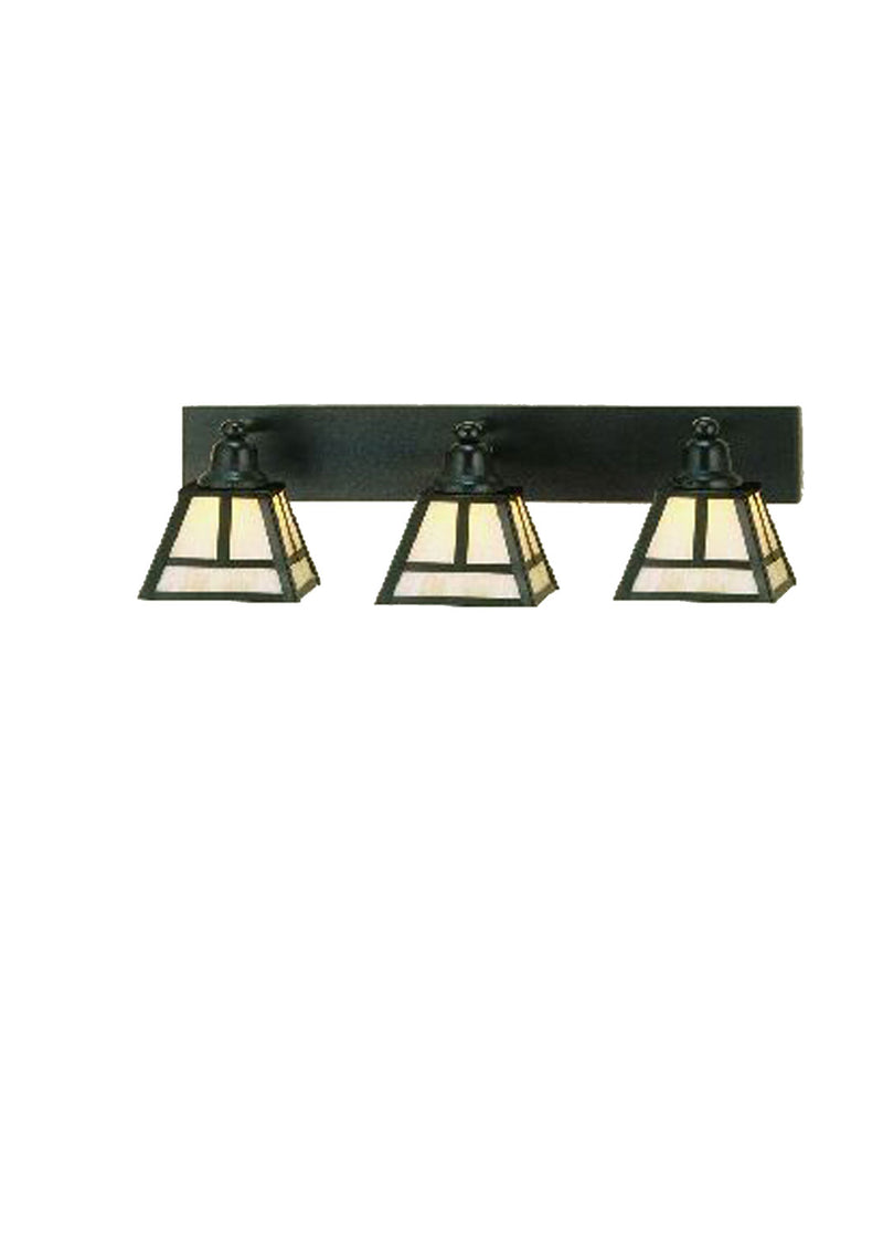Meyda Tiffany 52449 Three Light Vanity, Rust