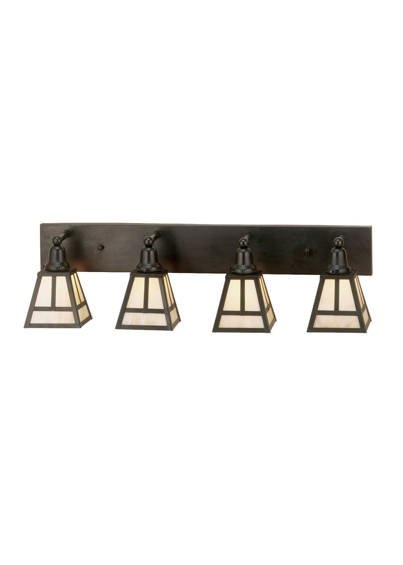 Meyda Tiffany 52451 Four Light Vanity, Antique Copper