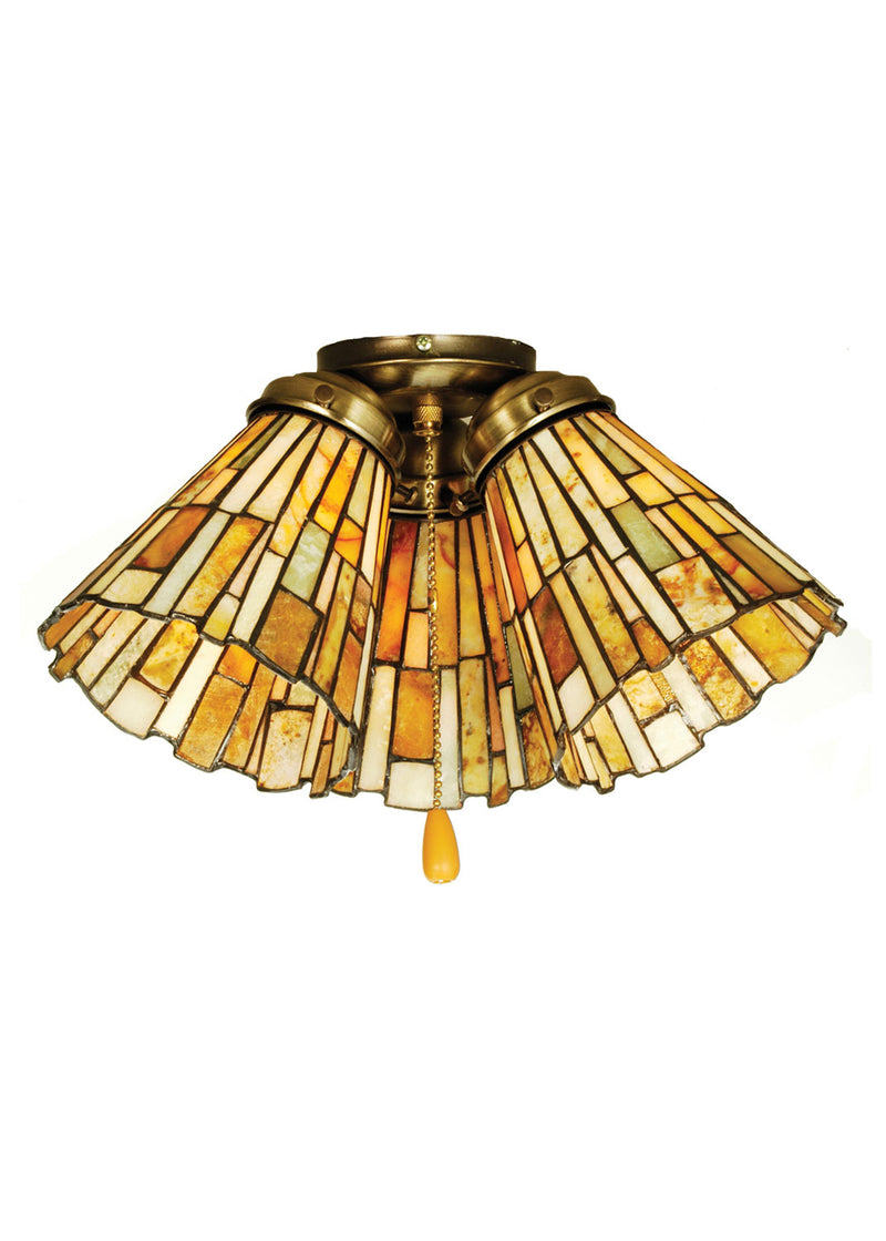 Meyda Tiffany 65093 Fan Light Shade, Antique