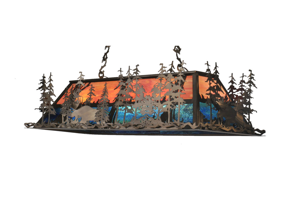 Meyda Tiffany 66123 Six Light Pendant, Antique Copper