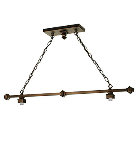 Meyda Tiffany 66283 Two Light Island Pendant, Mahogany Bronze
