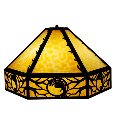 Meyda Tiffany 66608 Three Light Pendant, Textured Black