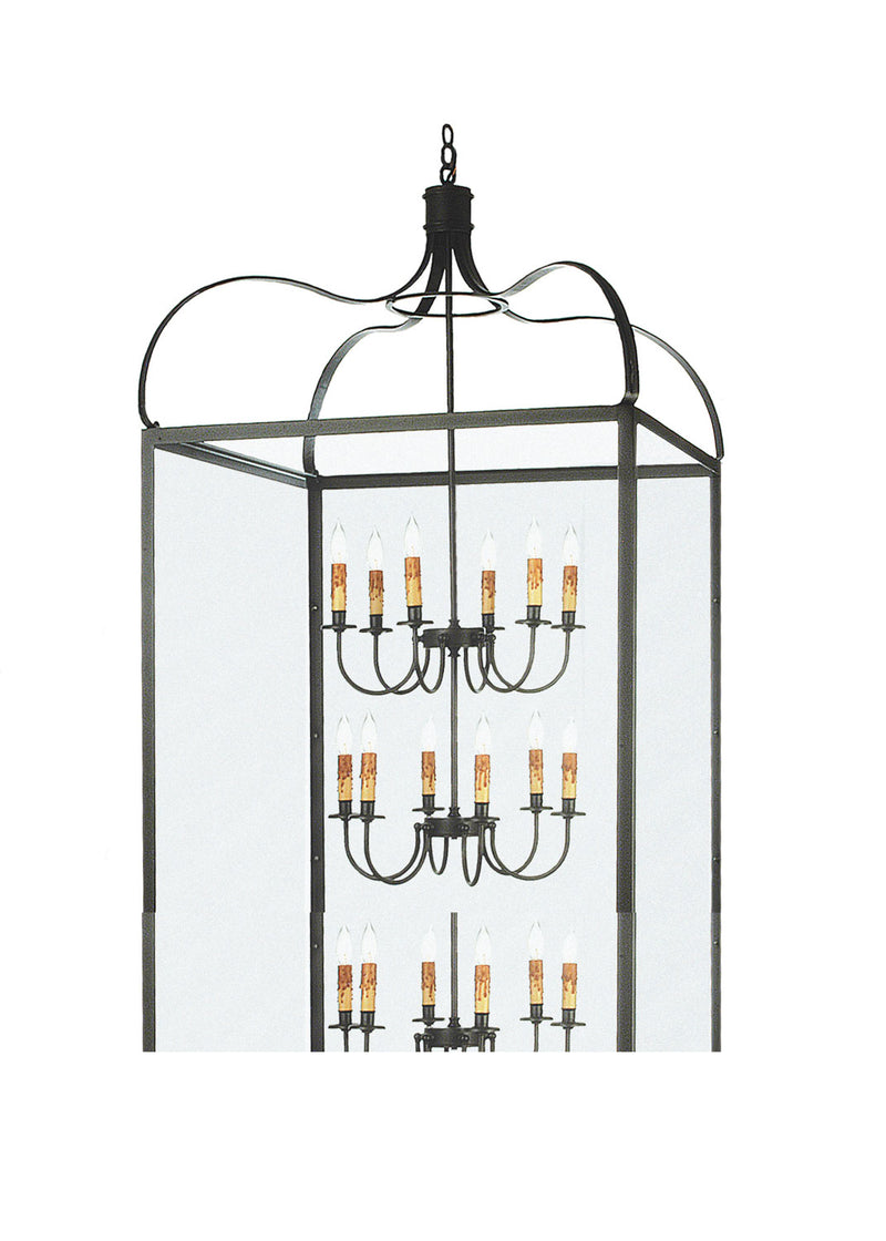 Meyda Tiffany 67716 12 Light Pendant, Charred Iron