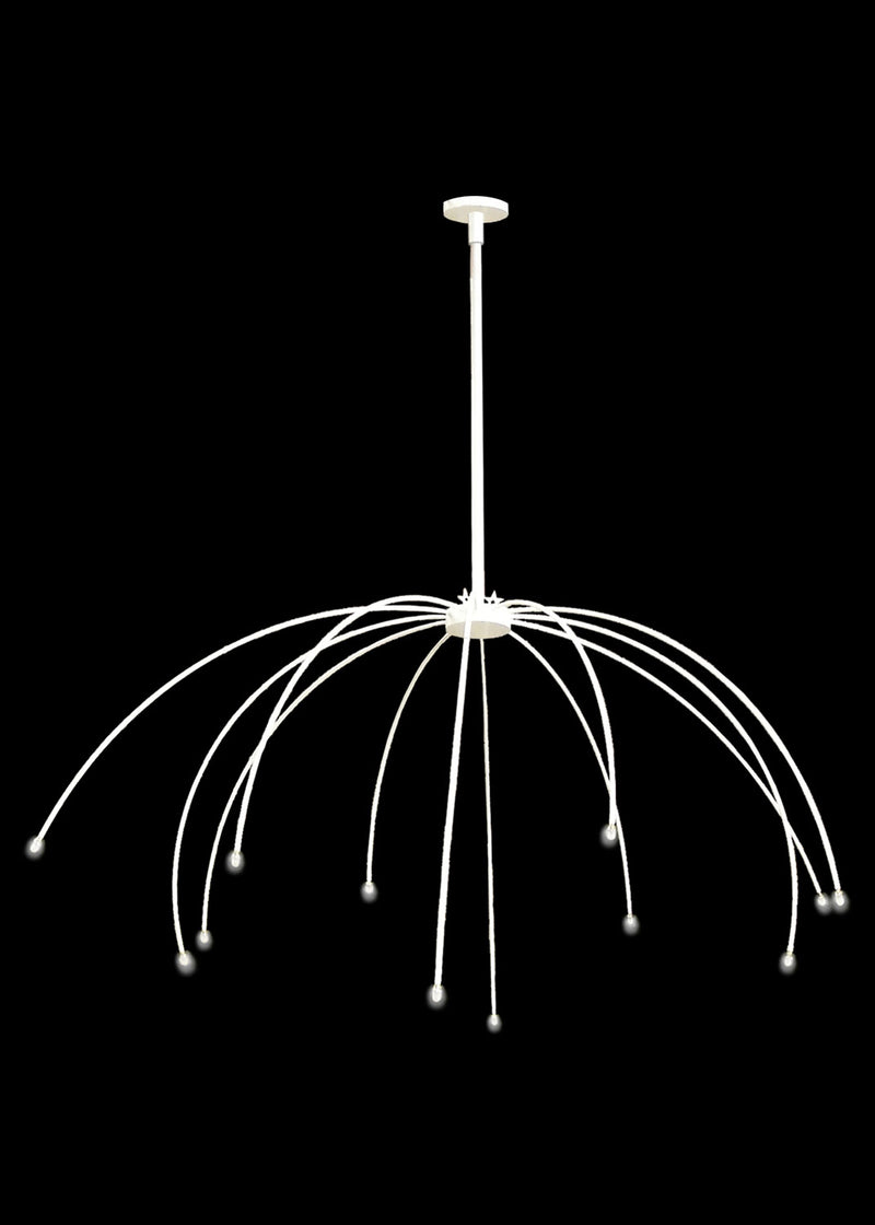 Meyda Tiffany 67970 12 Light Chandelier, White