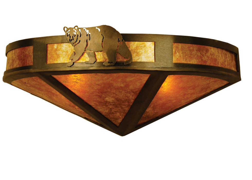 Meyda Tiffany 67990 Two Light Wall Sconce, Antique Copper
