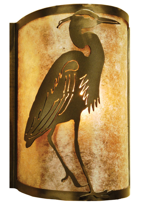 Meyda Tiffany 68186 One Light Wall Sconce, Antique Copper