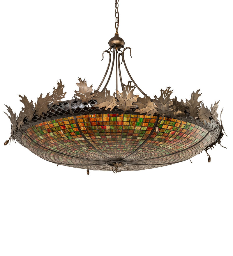 Meyda Tiffany 68577 Eight Light Pendant, Antique Copper