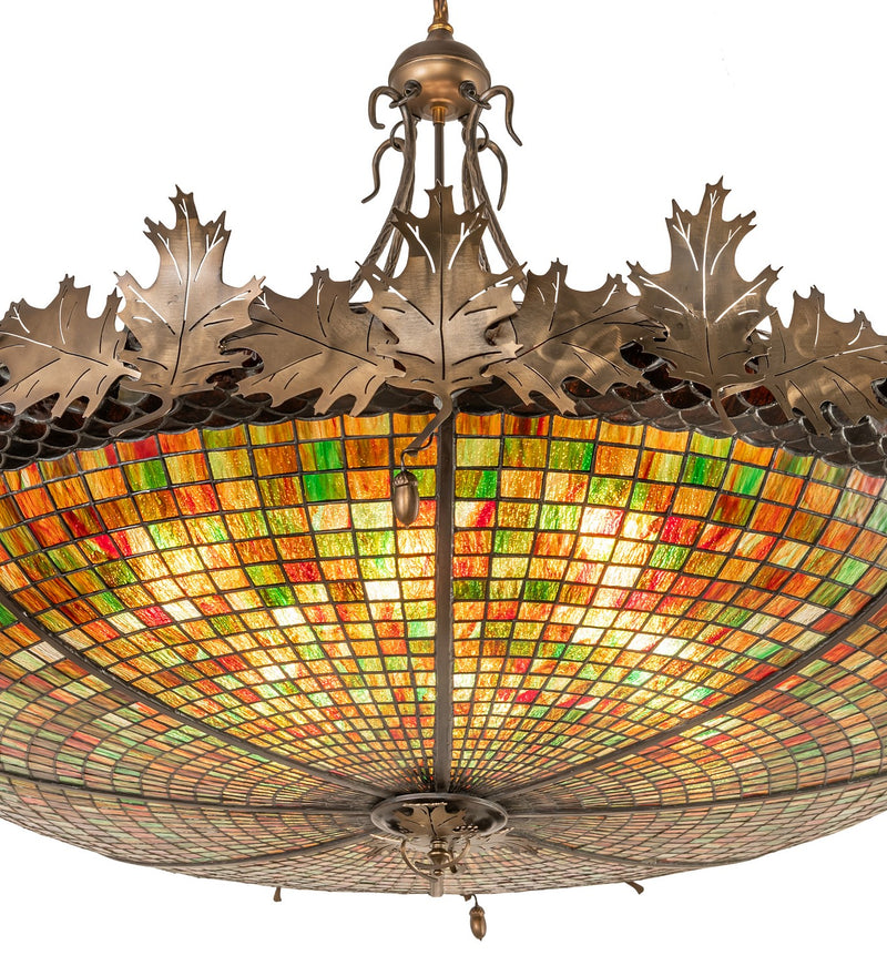 Meyda Tiffany 68577 Eight Light Pendant, Antique Copper