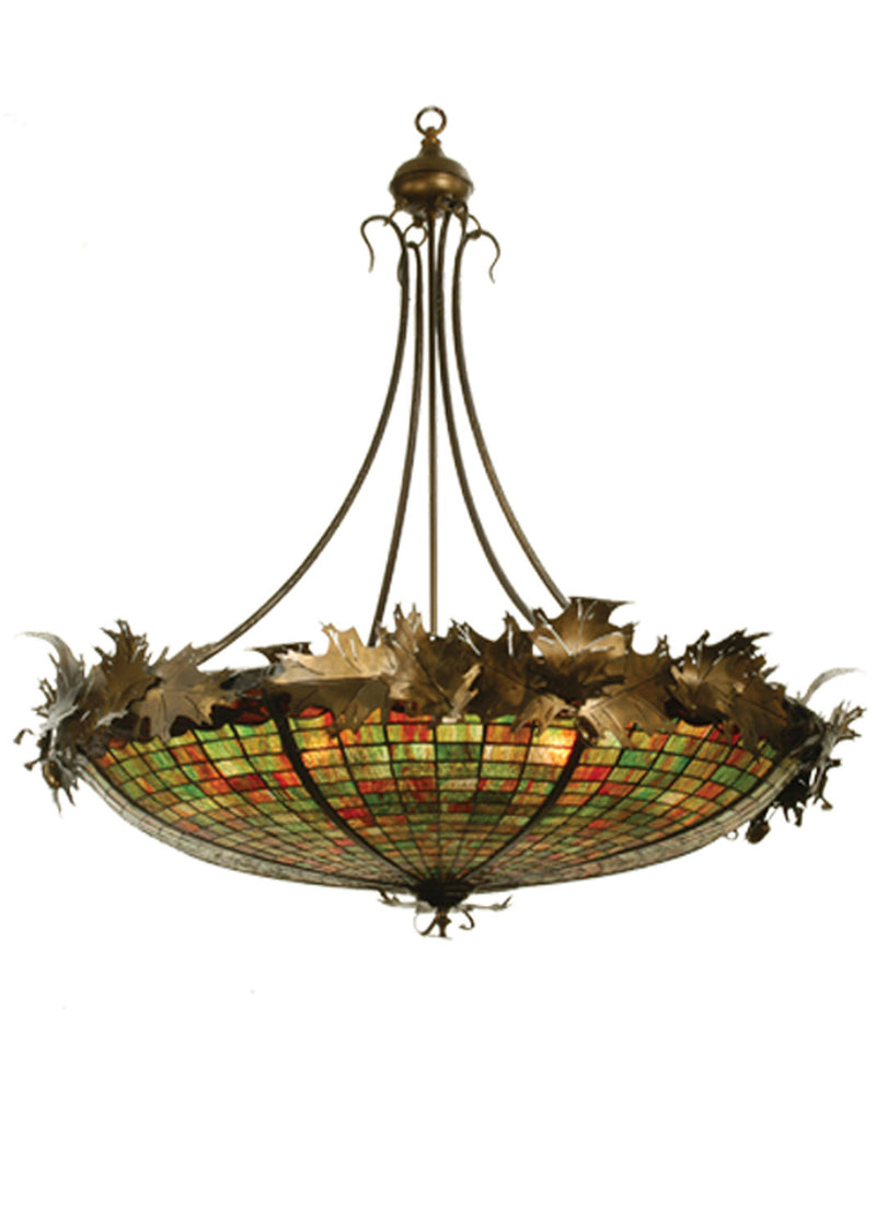 Meyda Tiffany 68577 Eight Light Pendant, Antique Copper