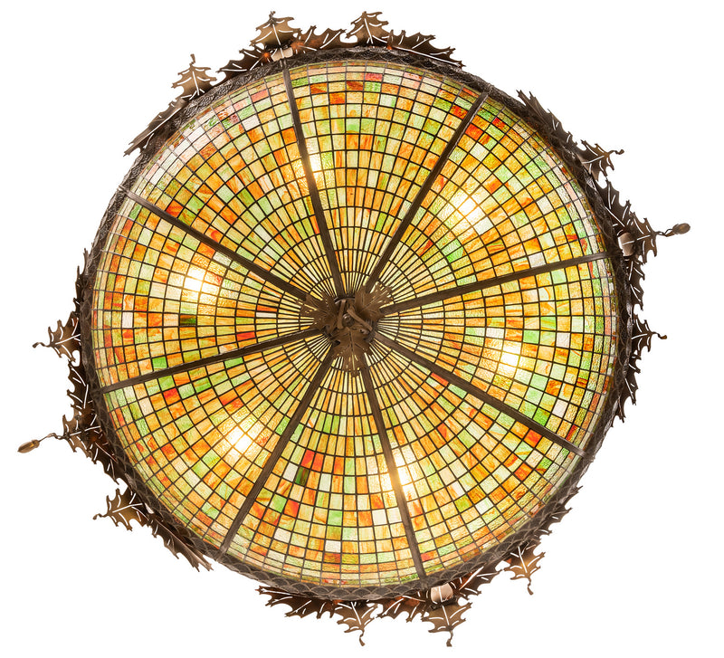 Meyda Tiffany 68618 Six Light Inverted Pendant, Antique Copper