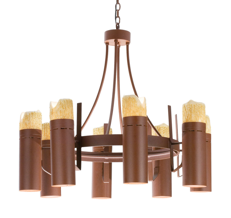 Meyda Tiffany 68946 16 Light Chandelier, Rust