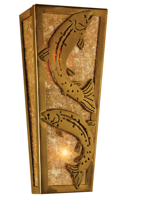 Meyda Tiffany 69242 Two Light Wall Sconce, Antique Copper