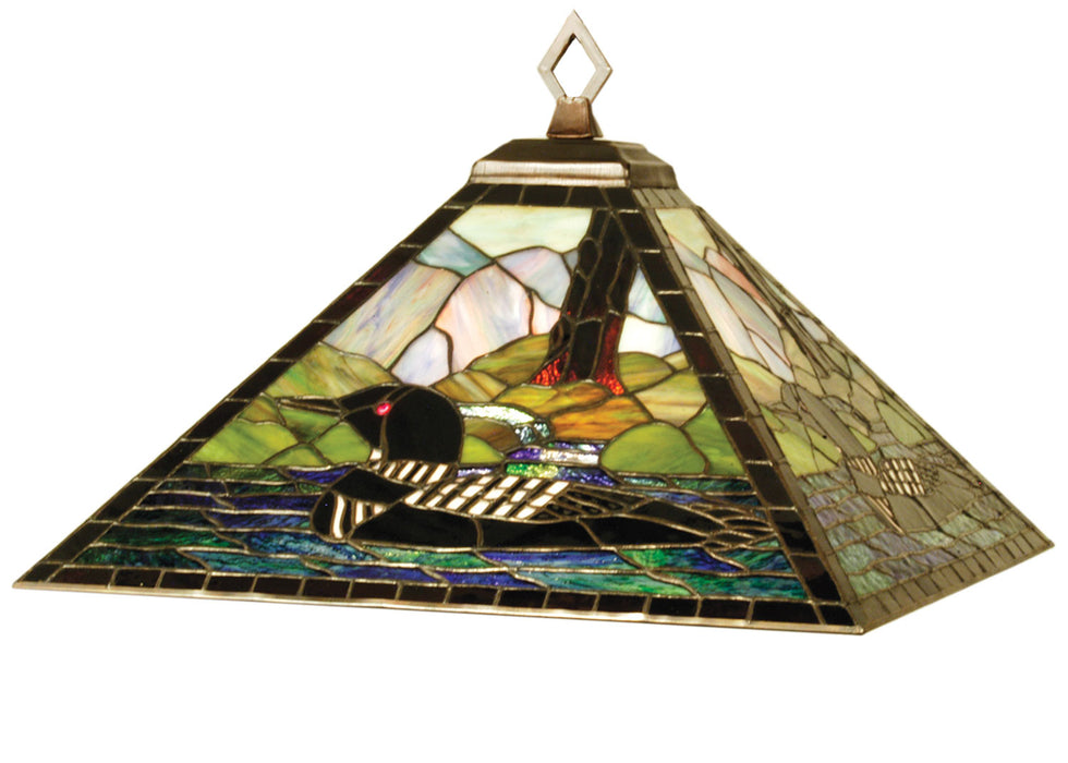 Meyda Tiffany 69275 Four Light Pendant, Black Metal