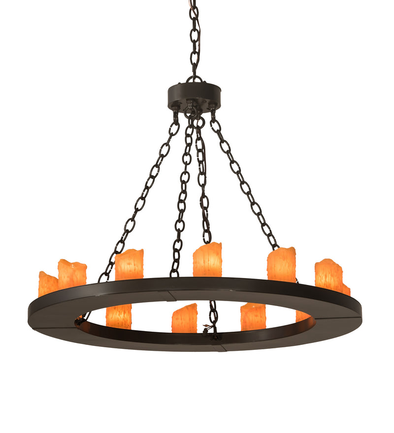 Meyda Tiffany 69638 12 Light Chandelier, Timeless Bronze