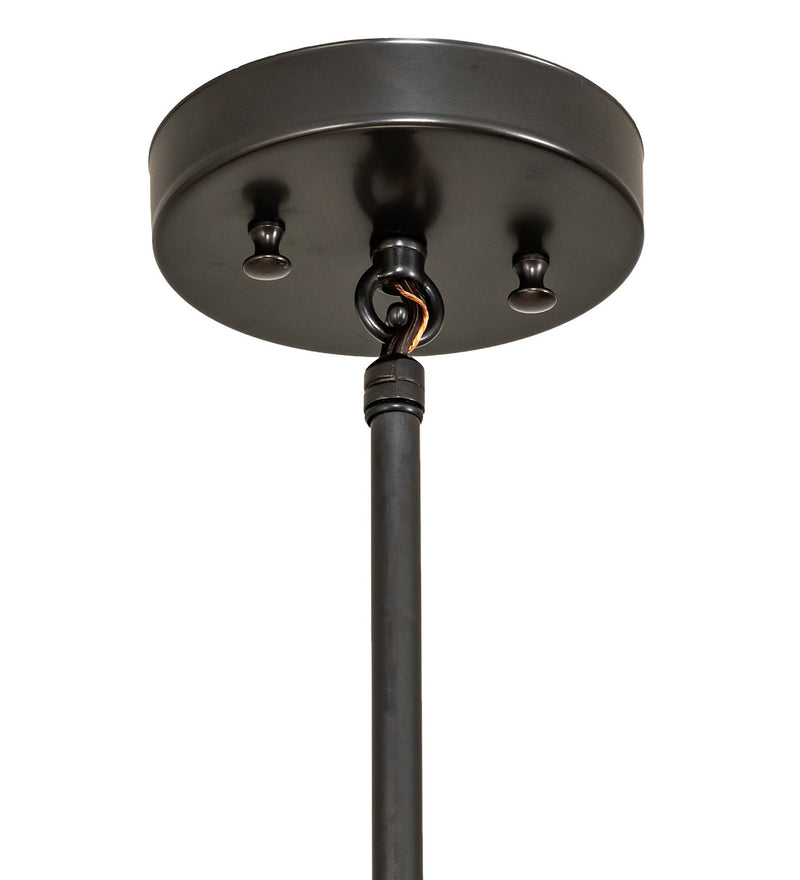 Meyda Tiffany 70107 One Light Pendant, Craftsman Brown