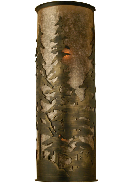 Meyda Tiffany 70140 Four Light Wall Sconce, Antique Copper