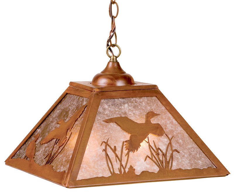 Meyda Tiffany 70184 Two Light Pendant, Rust