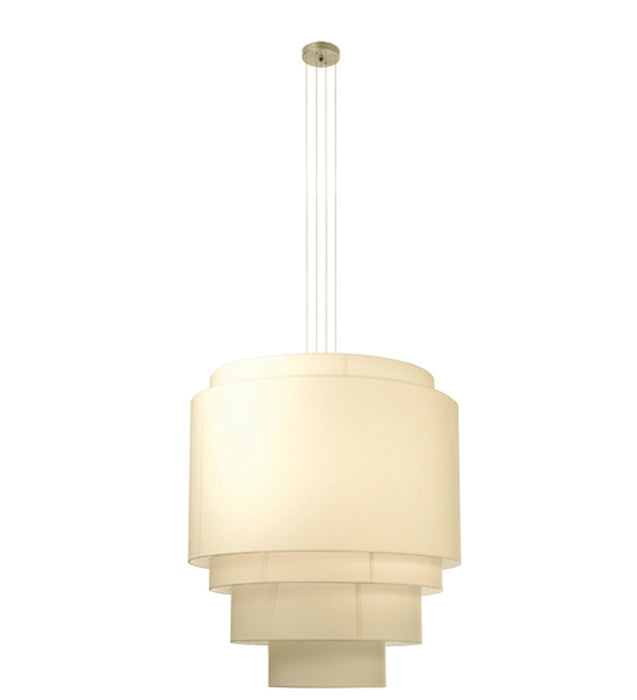 Meyda Tiffany 70384 Four Light Chandelier, Nickel