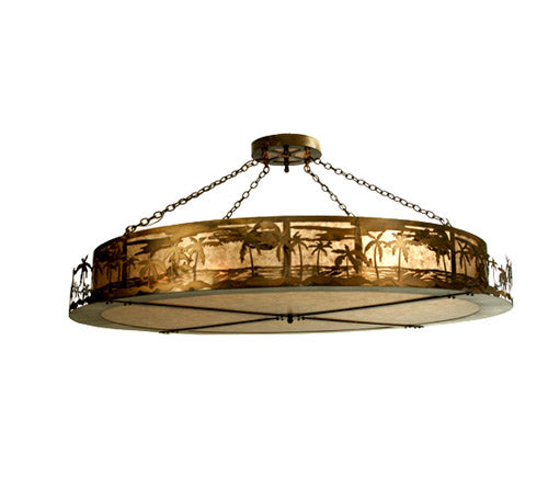 Meyda Tiffany 71392 12 Light Inverted Pendant, Antique Copper