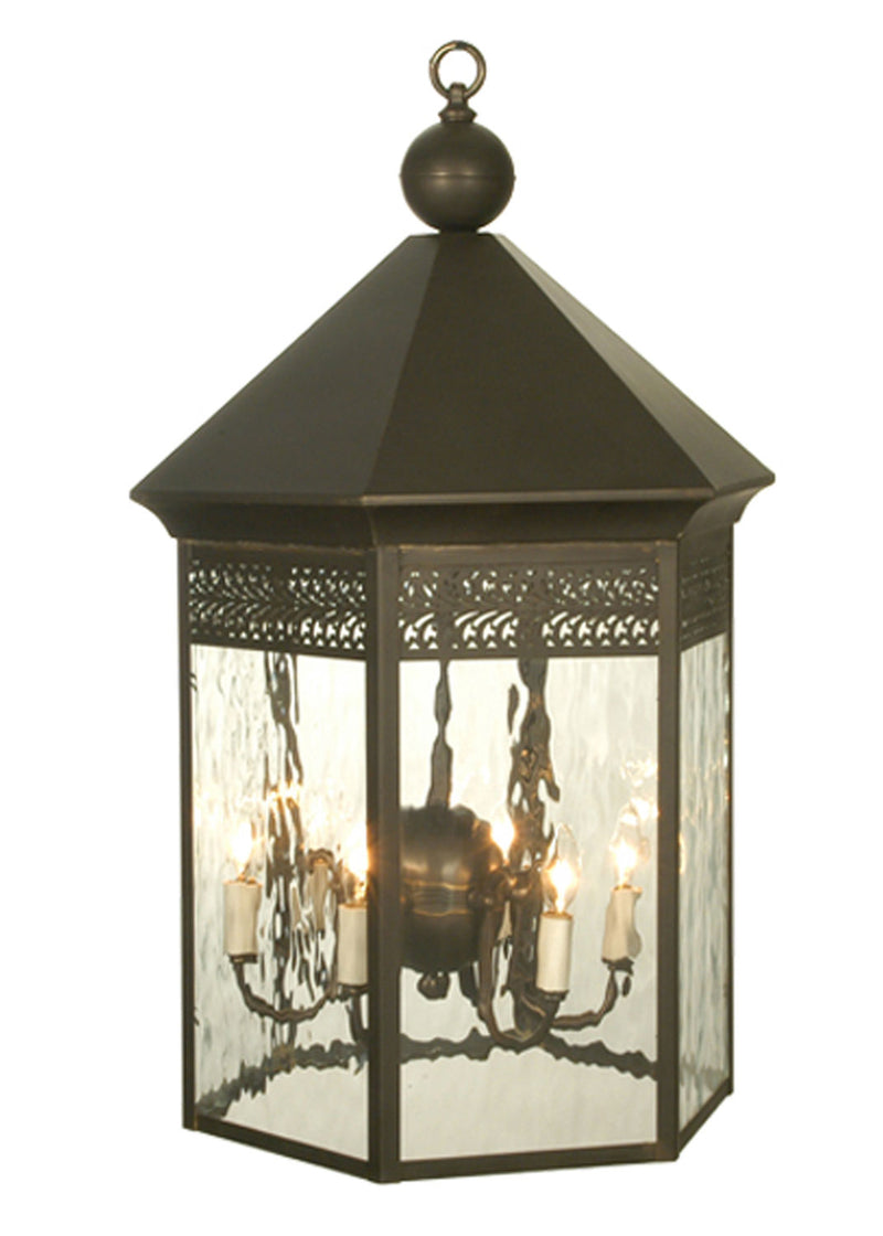 Meyda Tiffany 72041 12 Light Pendant, Craftsman Brown