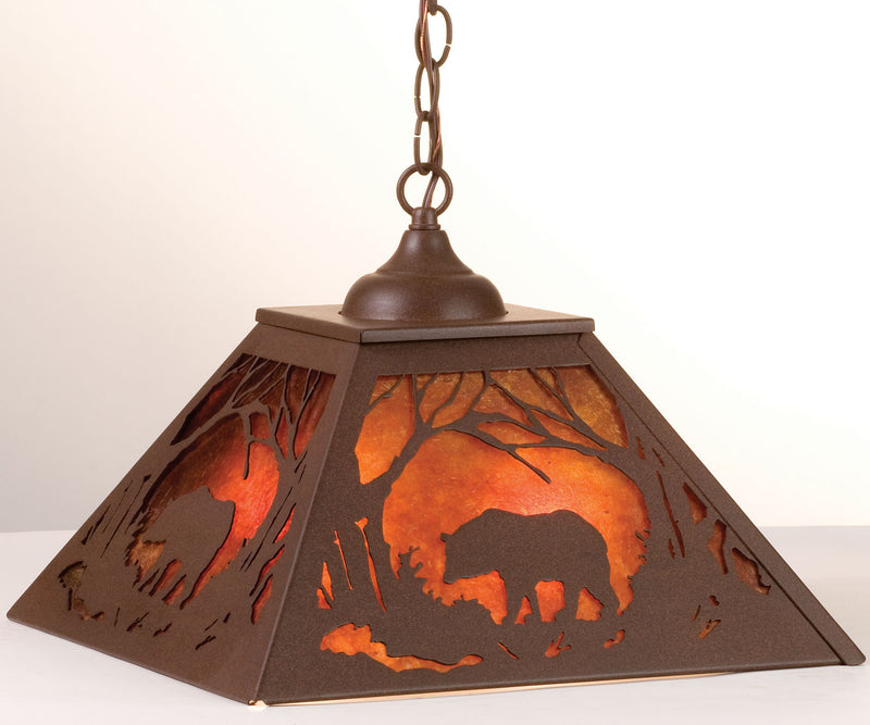 Meyda Tiffany 73536 Two Light Pendant, Cafe Noir