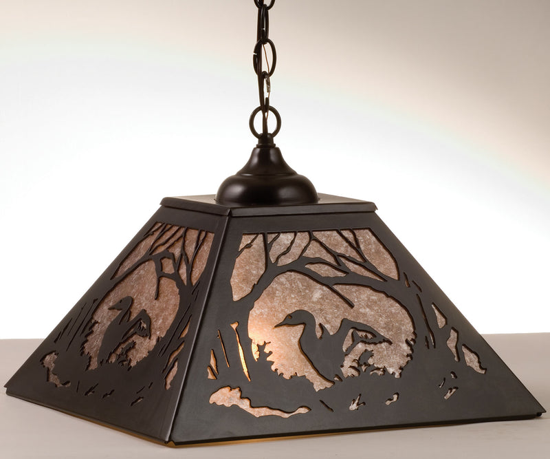 Meyda Tiffany 73908 Two Light Pendant, Timeless Bronze