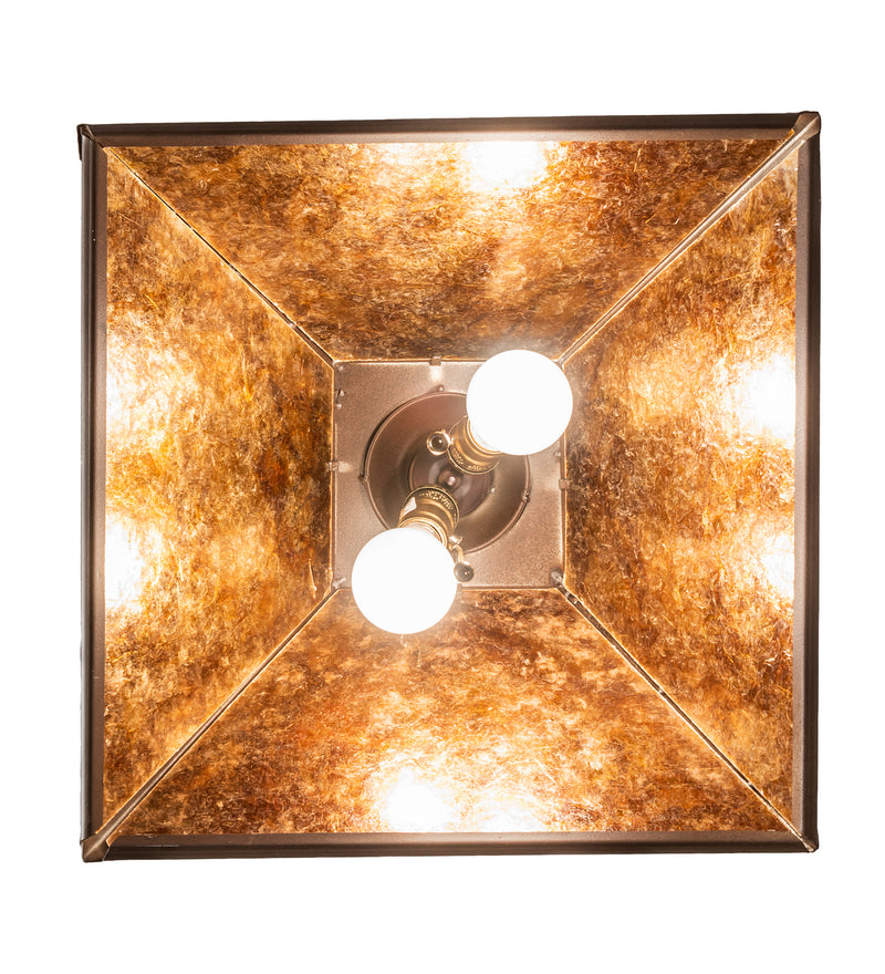 Meyda Tiffany 74004 Two Light Pendant, Cafe Noir