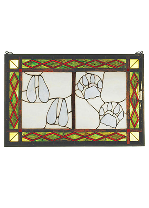 Meyda Tiffany 74144 Window, Cai Grey Flame Xag