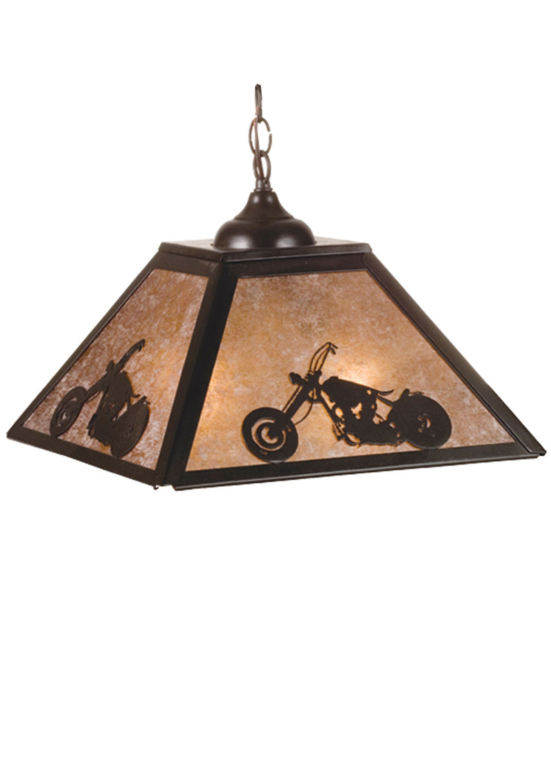 Meyda Tiffany 76312 Two Light Pendant, Timeless Bronze