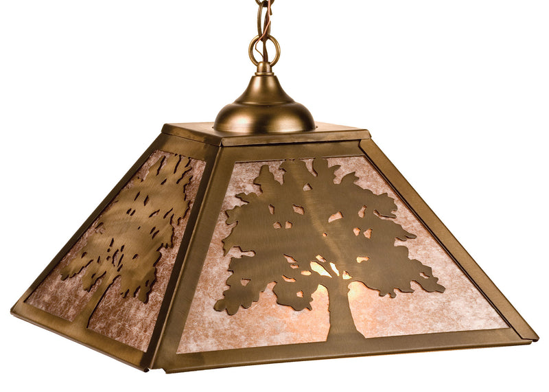 Meyda Tiffany 76319 Two Light Pendant, Antique Copper