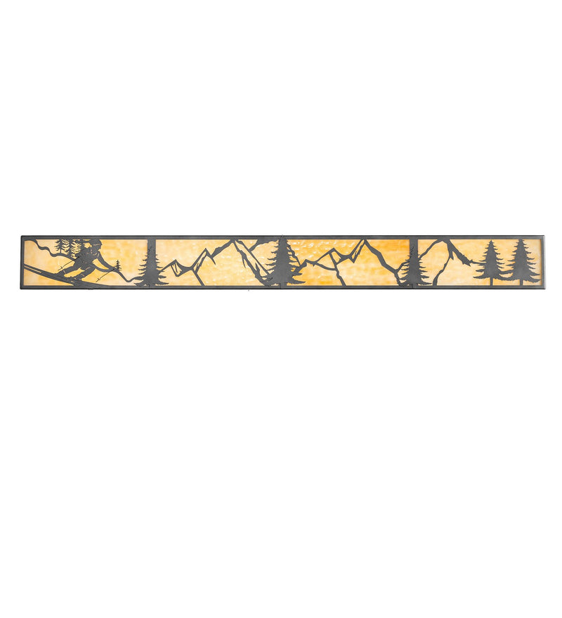 Meyda Tiffany 77566 Eight Light Vanity, Pewter