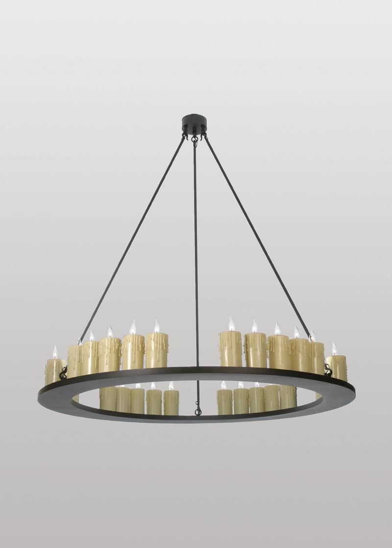 Meyda Tiffany 77808 30 Light Chandelier, Wrought Iron