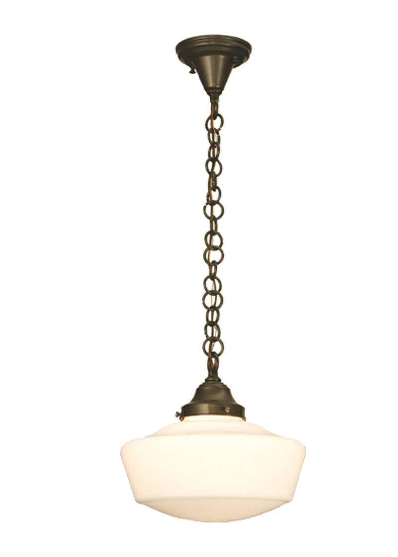Meyda Tiffany 78010 One Light Pendant, Craftsman Brown